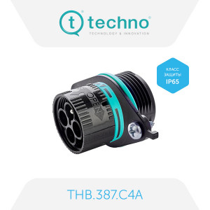 THB.387.C4A, вилка блочная, TEEPLUG IP68