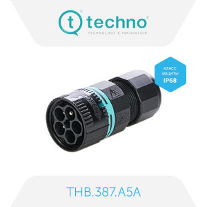 THB.387.A5A, вилка кабельная, TEEPLUG IP68 THB.387.A5A, вилка кабельная, TEEPLUG IP68