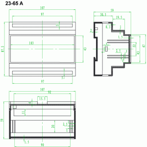 2365A, *87.5*107 мм
