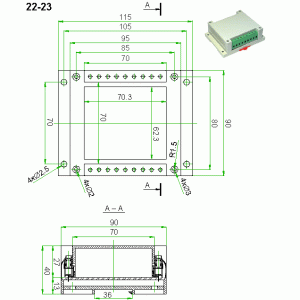 2223PC35C, *115*90 мм 2223PC35C, *115*90 мм