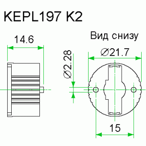KEPL197-40K2 40 deg./+hold BH/ lens K2 KEPL197-40K2 40 deg./+hold BH/ lens K2